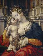Jan Mabuse Madonna and Child painting